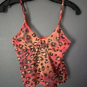 Ombre Cheetah Print Adjustable Tank